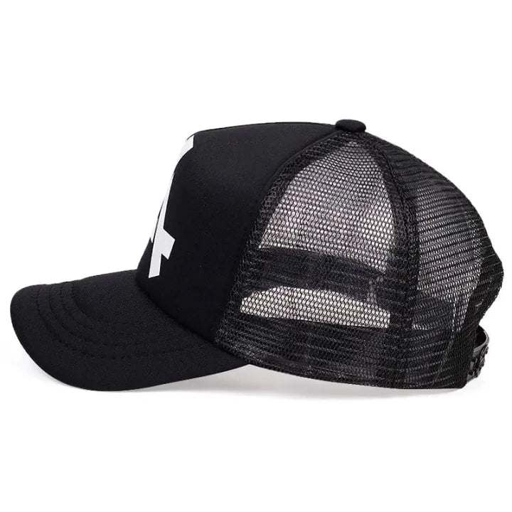 Caps Club A-Black – Unisex Net Style Cap