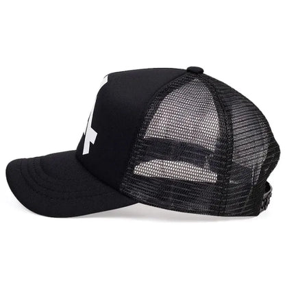 Caps Club A-Black – Unisex Net Style Cap