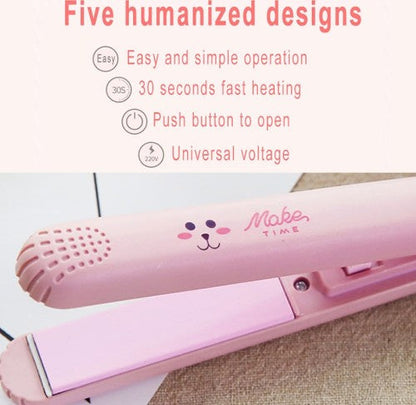Mini Portable Hair Straightener For Women