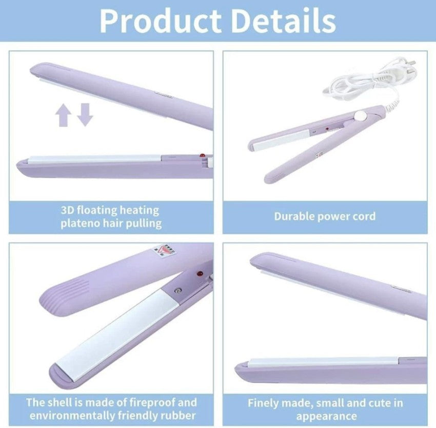 Mini Portable Hair Straightener For Women